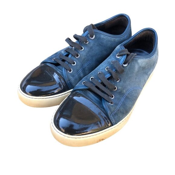 LANVIN Shoes Size 8 Blue - Picture 6 of 11